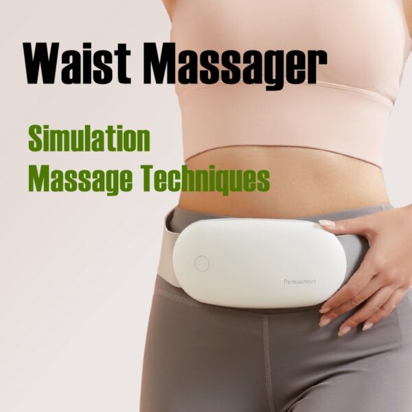 DSMY Waist Massager Electric Heating Pad Relief Abdominal Back Lumbar Body Massage EMS Infrared Low Frequency Wireless Massage