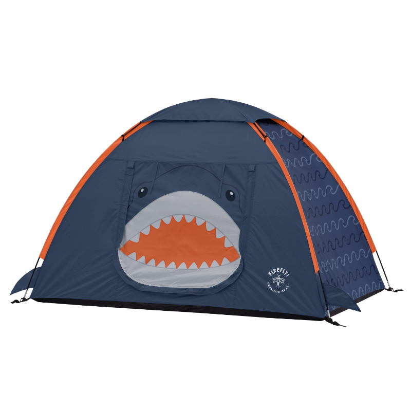 Outdoor-Gear-Finn-the-Shark-2-Person-Kid-s-Camping-Tent-Navy-Orange-Gray-Color-One.png